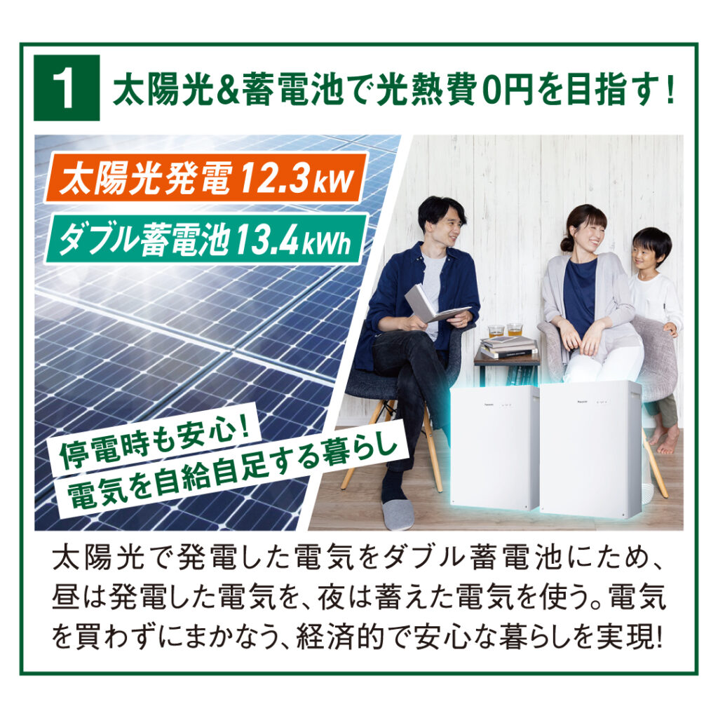 神川町の新築完成見学会「ダブル蓄電池で電気を自給自足。小屋裏のある